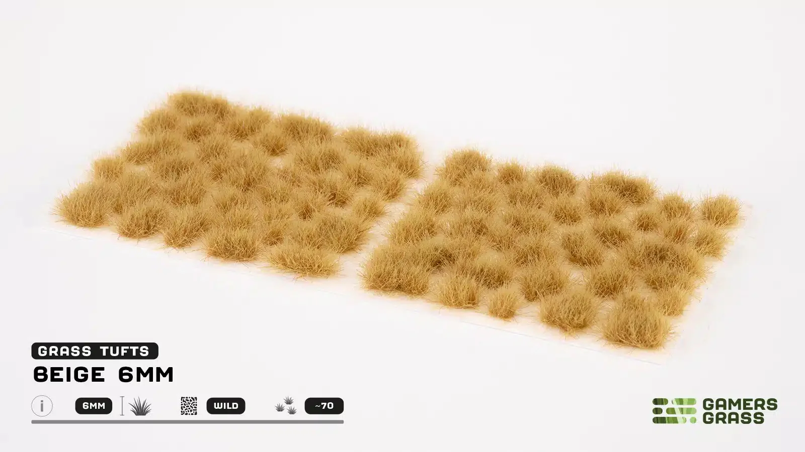 Beige Tufts - 6mm