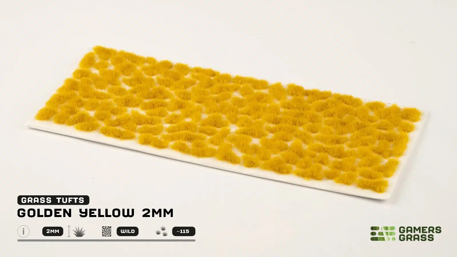 Golden Yellow Tufts - 2mm