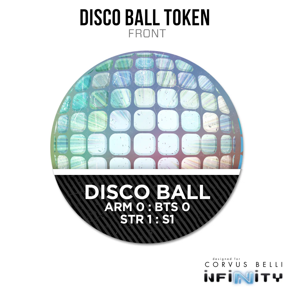 Infinity N5 Acrylic Token: Disco Ball